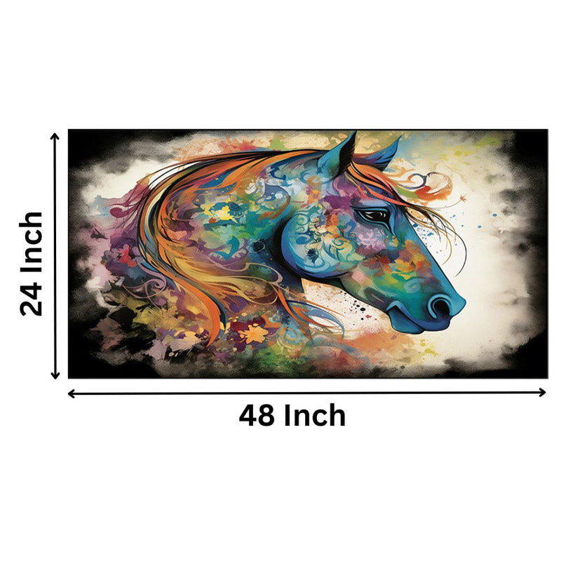 Buy Mystic Stallion Wall Painting Wall Art & Paintings from Vaaree