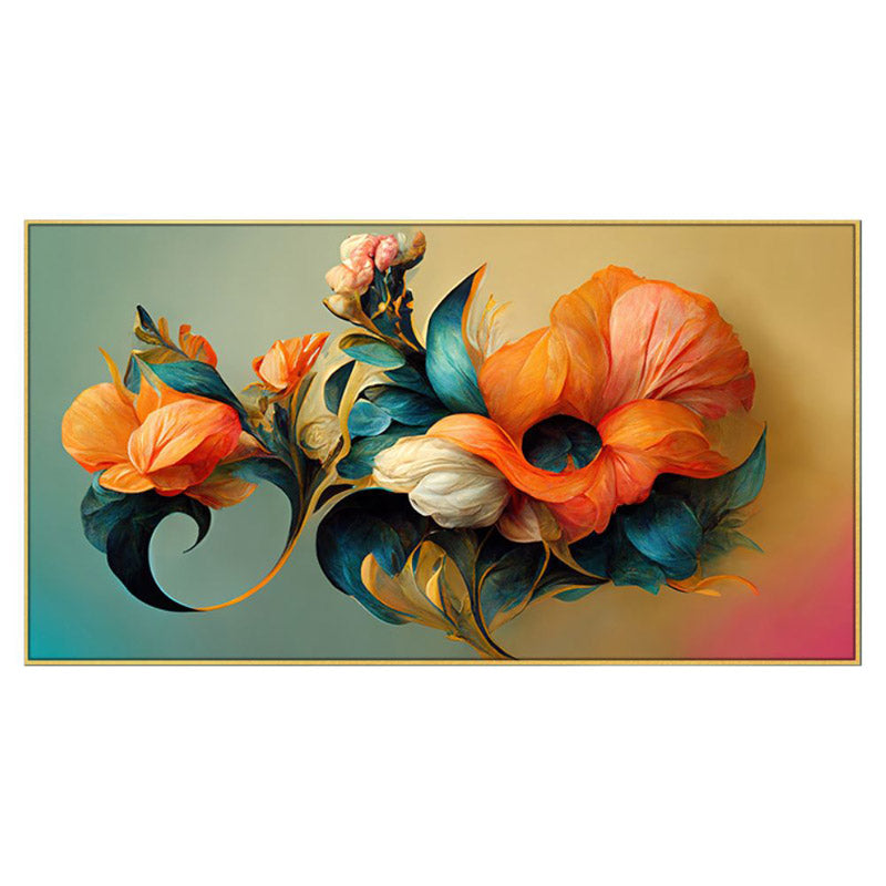 Buy Noma Chrom Floral Wall Painting Wall Art & Paintings from Vaaree