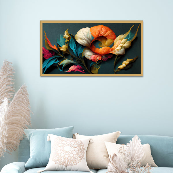 Buy Siva Abstract Flora Wall Painting Wall Art & Paintings from Vaaree