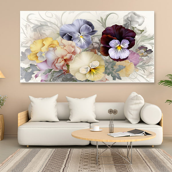 Buy Cressia Floral Wall Painting Wall Art & Paintings from Vaaree