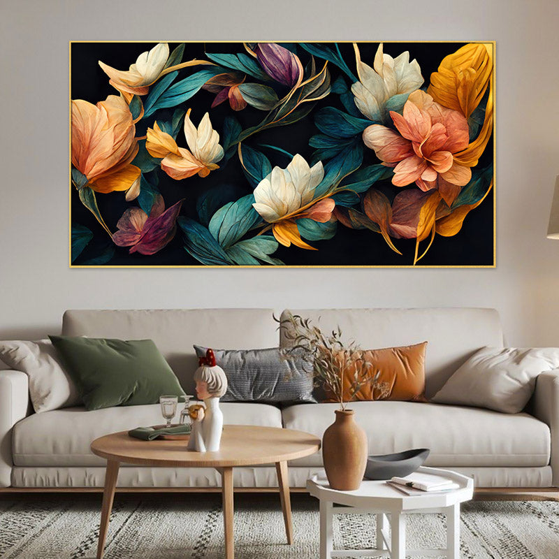 Buy Presto Floral Wall Painting Wall Art & Paintings from Vaaree