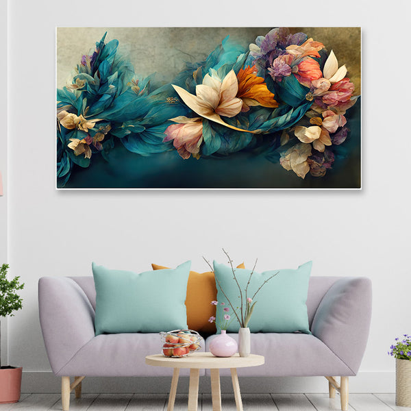 Buy Astella Floral Wall Painting Wall Art & Paintings from Vaaree