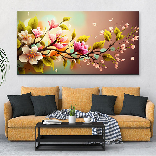 Buy Ozias Wall Floral Painting Wall Art & Paintings from Vaaree