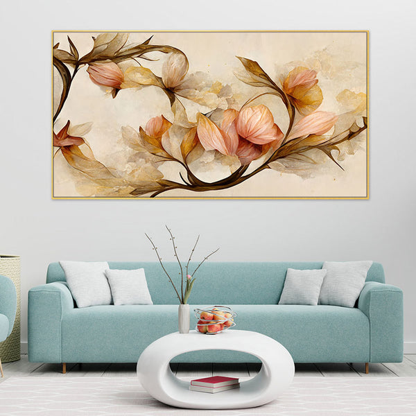 Buy Belamy Floral Wall Painting Wall Art & Paintings from Vaaree