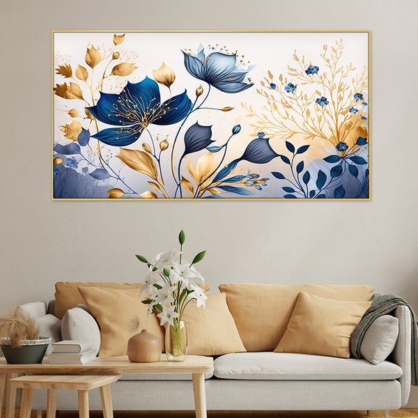 Buy Lelo Abstract Flora Wall Painting Wall Art & Paintings from Vaaree