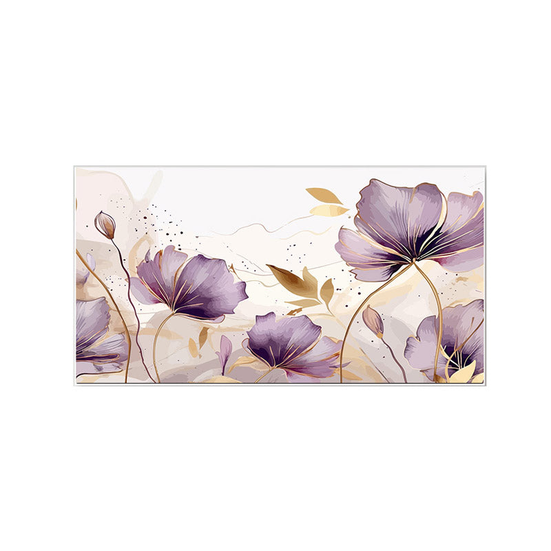 Buy Melera Purple Flora Wall Painting Wall Art & Paintings from Vaaree