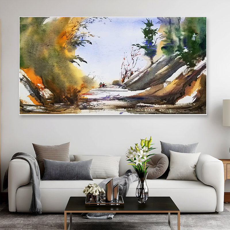 Buy Abstract Path Wall Painting Wall Art & Paintings from Vaaree