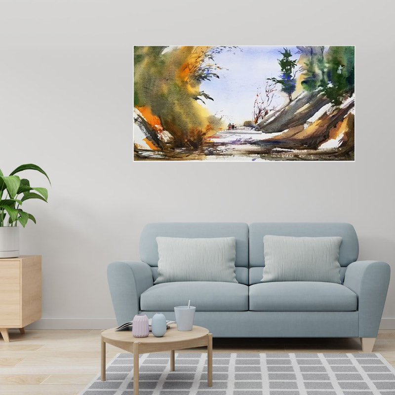 Buy Abstract Path Wall Painting Wall Art & Paintings from Vaaree