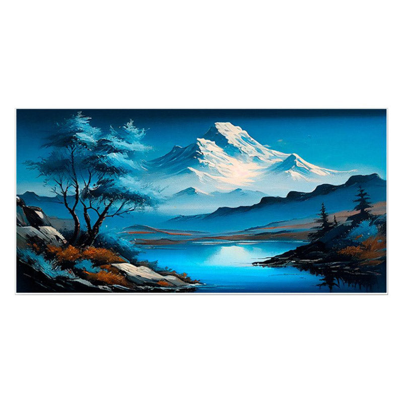 Buy Pheme Ethereal Mountains Wall Painting Wall Art & Paintings from Vaaree