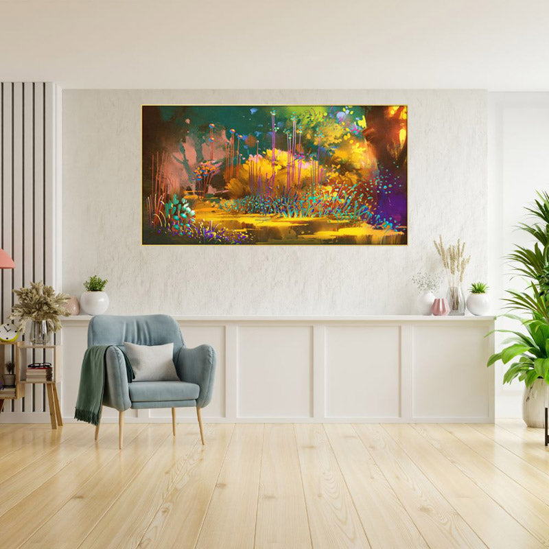 Buy Twilight Jungle Wall Painting Wall Art & Paintings from Vaaree