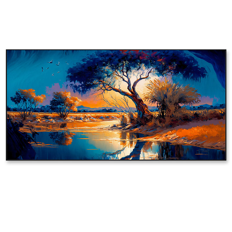 Buy Celestial Scape Wall Painting Wall Art & Paintings from Vaaree