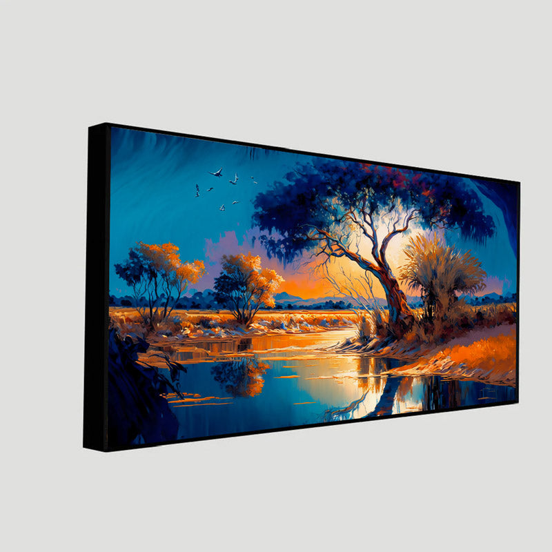 Buy Celestial Scape Wall Painting Wall Art & Paintings from Vaaree