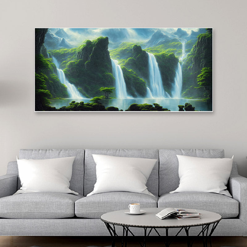 Buy Dreamlike Cascade Wall Painting Wall Art & Paintings from Vaaree