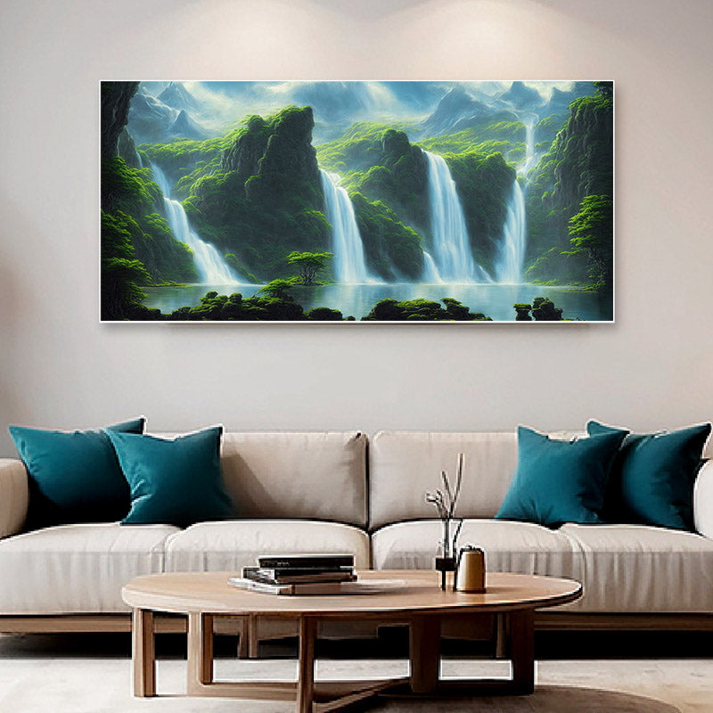 Buy Dreamlike Cascade Wall Painting Wall Art & Paintings from Vaaree