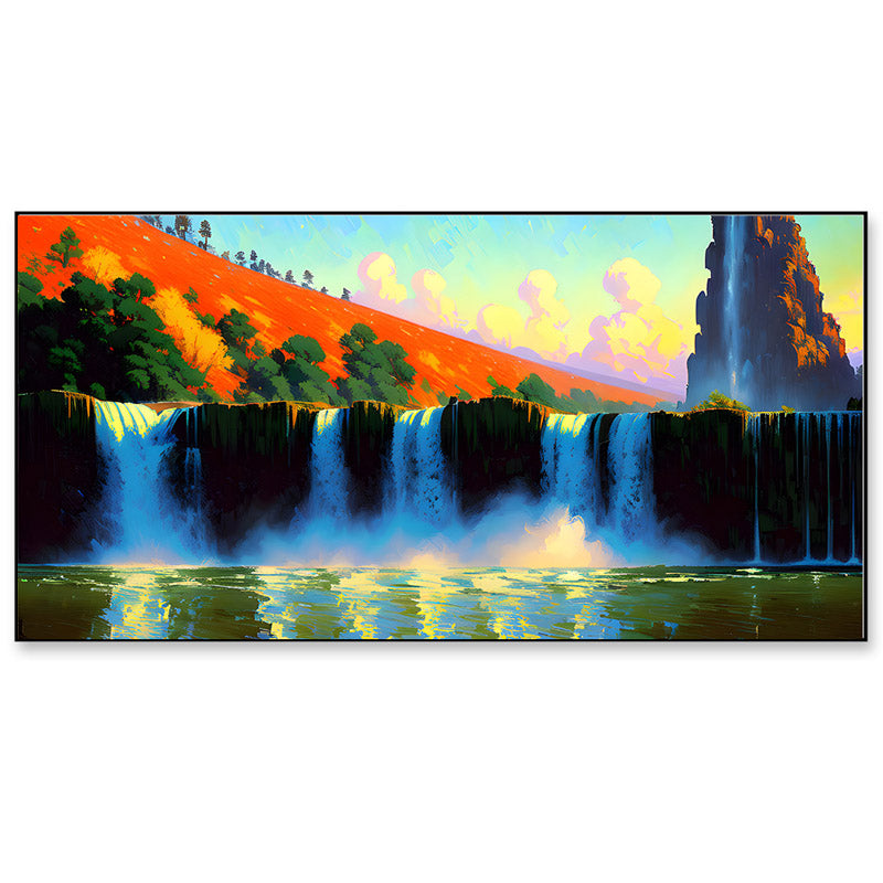 Buy Cascade Calsia Wall Painting Wall Art & Paintings from Vaaree