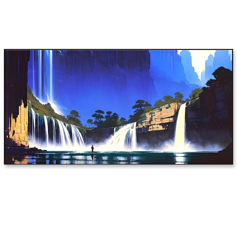 Buy Iris Falls Wall Painting Wall Art & Paintings from Vaaree