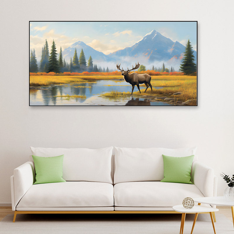 Buy Antler Beauty Wall Painting Wall Art & Paintings from Vaaree