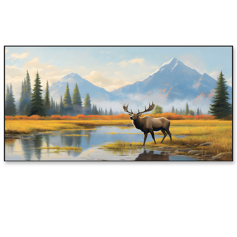 Buy Antler Beauty Wall Painting Wall Art & Paintings from Vaaree