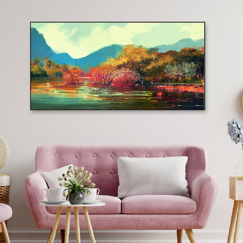 Buy Stunning Scape Wall Painting Wall Art & Paintings from Vaaree