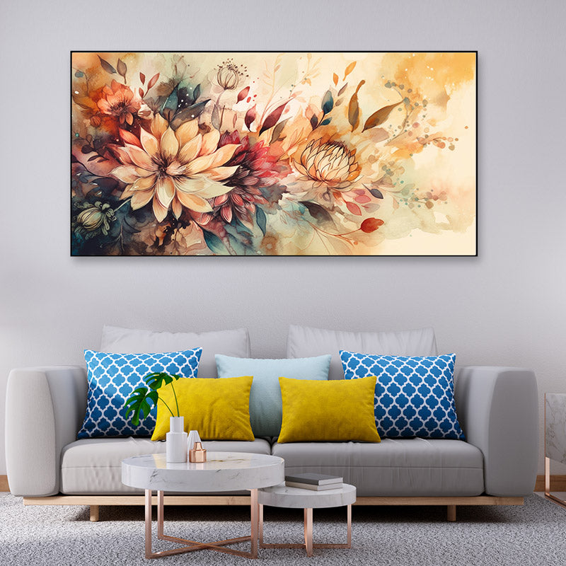 Buy Pastel Fluer Floral Wall Painting Wall Art & Paintings from Vaaree