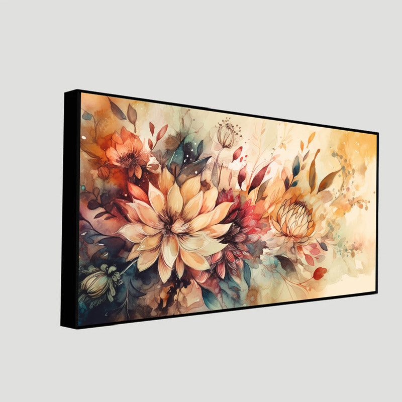 Buy Pastel Fluer Floral Wall Painting Wall Art & Paintings from Vaaree