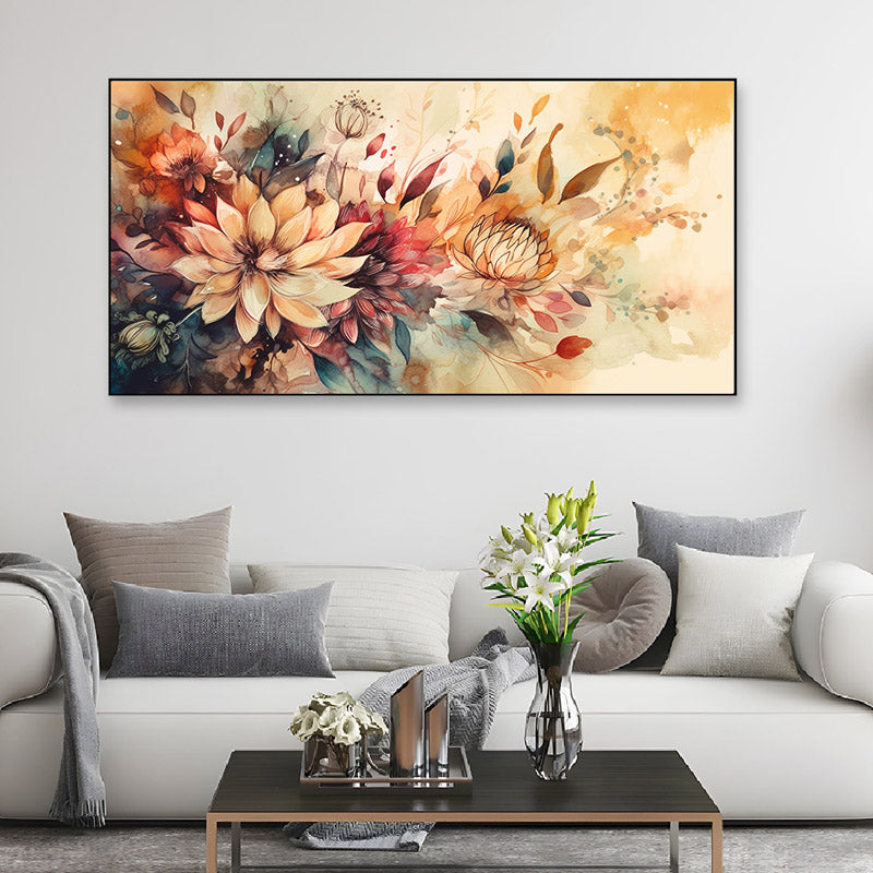 Buy Pastel Fluer Floral Wall Painting Wall Art & Paintings from Vaaree