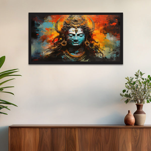 Buy Spiritual Shiva Wall Painting Wall Art & Paintings from Vaaree