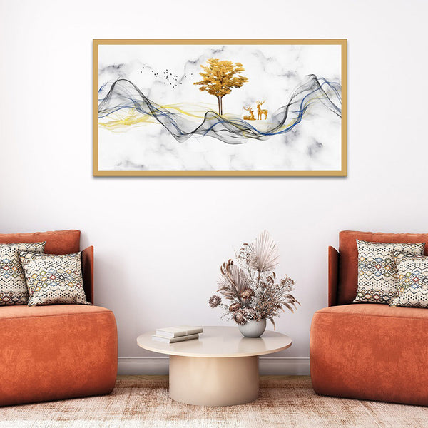 Buy Skye Abstract Wall Painting Wall Art & Paintings from Vaaree