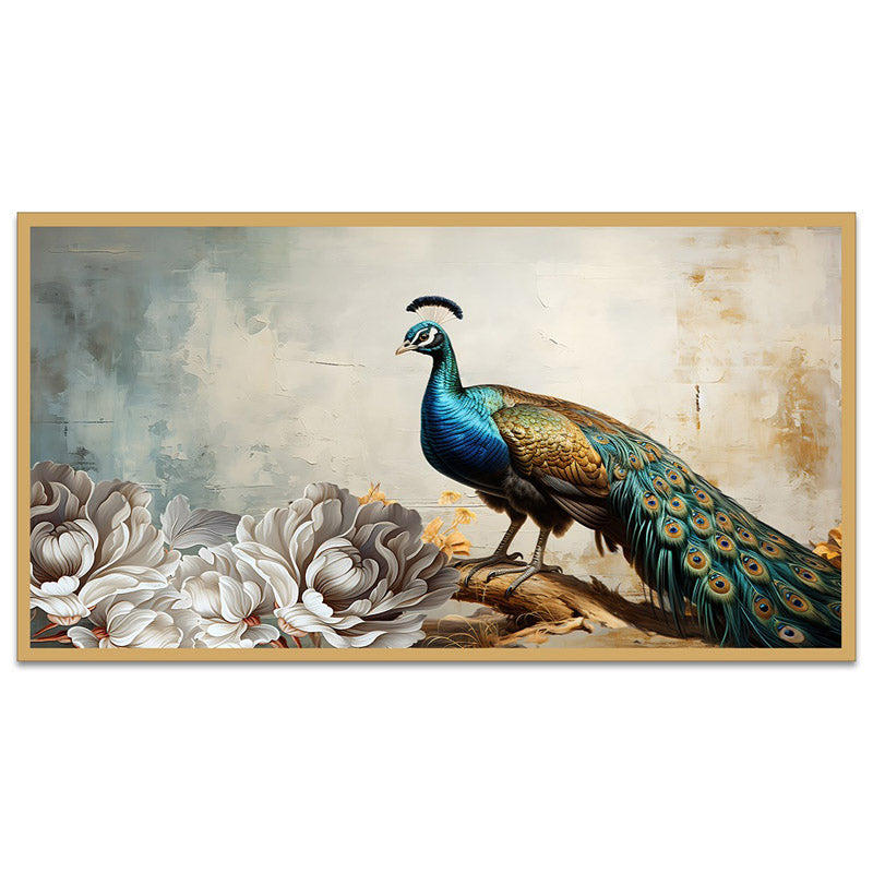 Buy Aurora Peacock Wall Painting Wall Art & Paintings from Vaaree