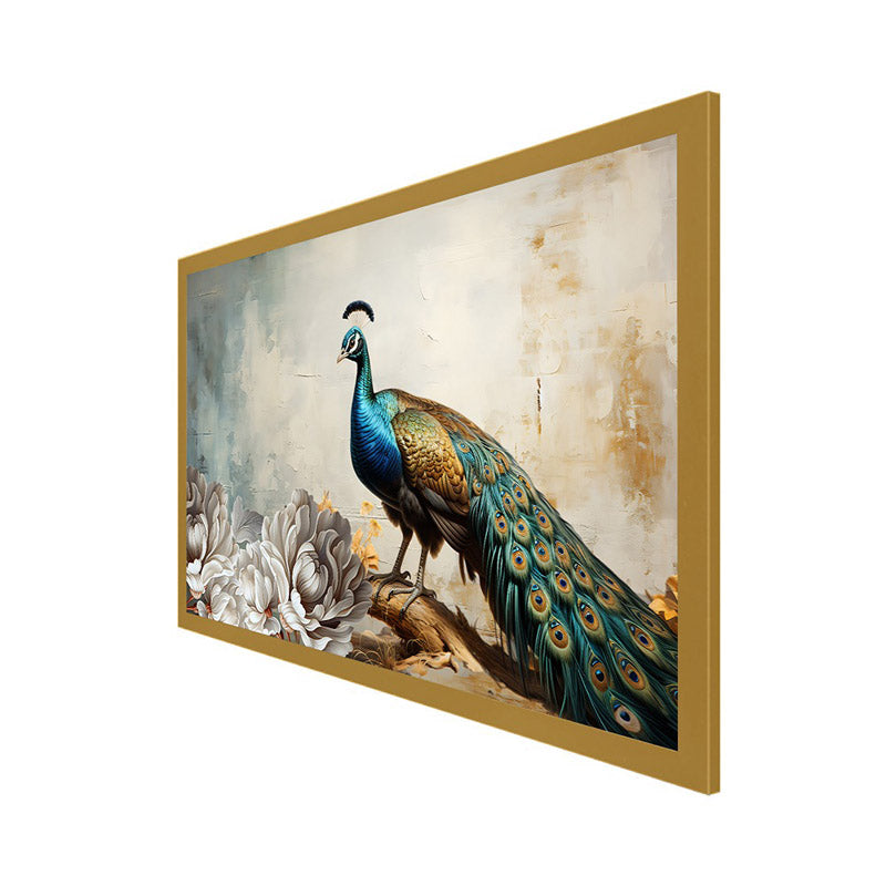 Buy Aurora Peacock Wall Painting Wall Art & Paintings from Vaaree