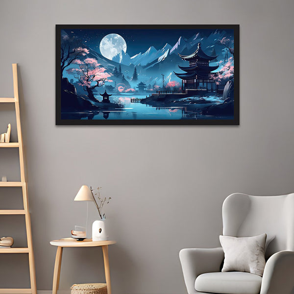 Buy Jovie Japanese Garden Wall Painting Wall Art & Paintings from Vaaree