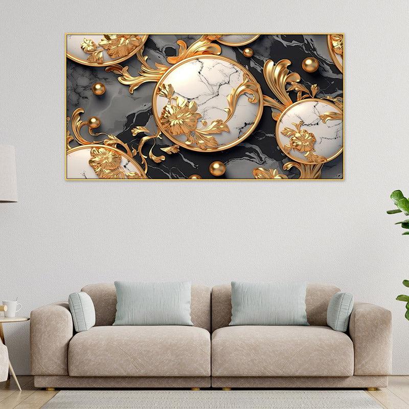 Buy Goldo Pearls Wall Painting With Frame Wall Art & Paintings from Vaaree