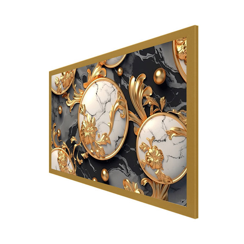 Buy Goldo Pearls Wall Painting With Frame Wall Art & Paintings from Vaaree