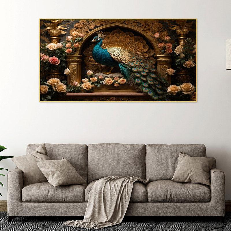 Buy Mayoora Palace Wall Painting With Frame Wall Art & Paintings from Vaaree