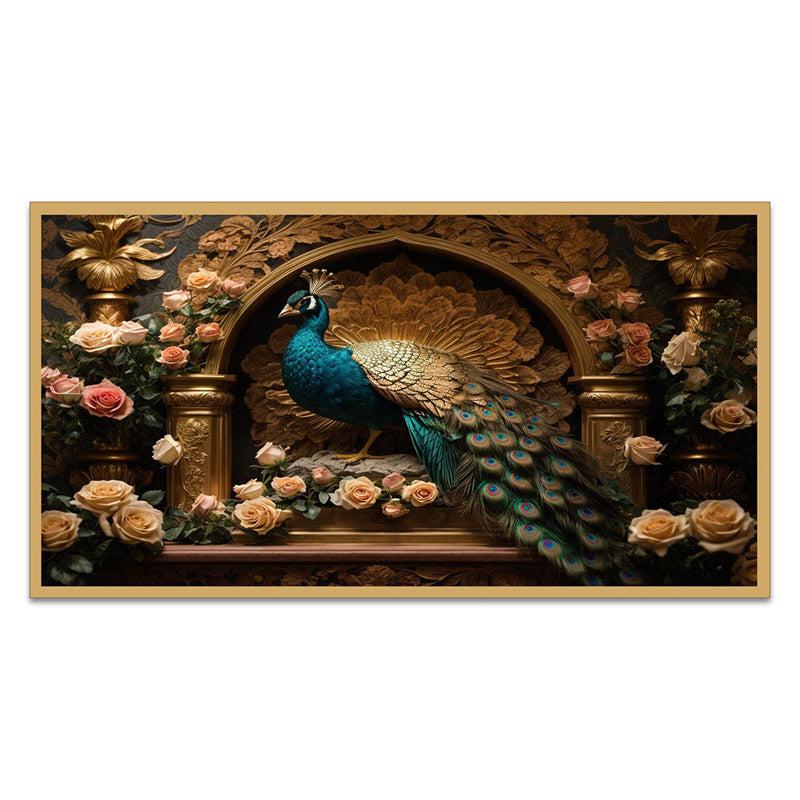 Buy Mayoora Palace Wall Painting With Frame Wall Art & Paintings from Vaaree