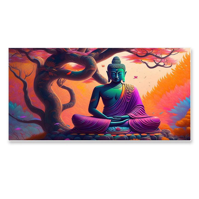 Buy Divine Gautam Buddha Wall Painting With Frame Wall Art & Paintings from Vaaree