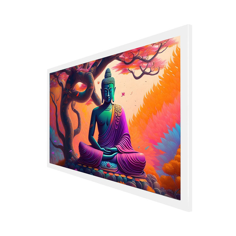 Buy Divine Gautam Buddha Wall Painting With Frame Wall Art & Paintings from Vaaree