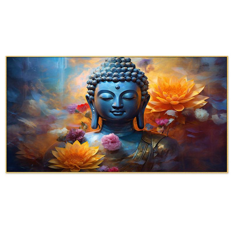 Buy Meditative Buddha Wall Painting With Frame Wall Art & Paintings from Vaaree