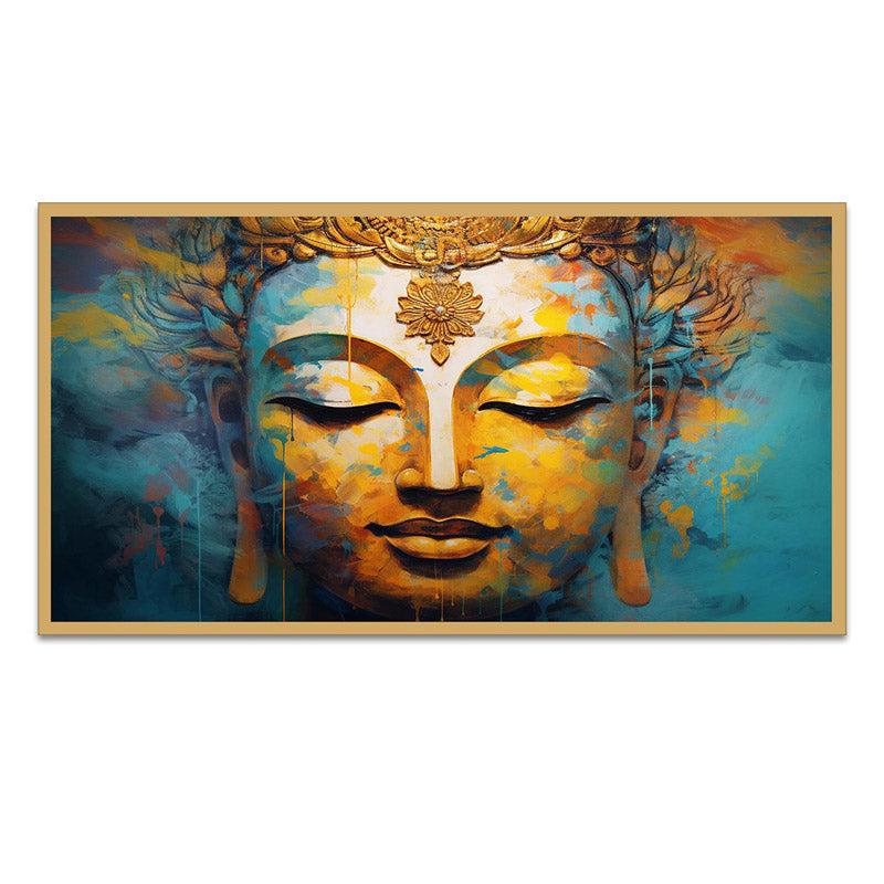 Buy Buddha Vihara Wall Painting With Frame Wall Art & Paintings from Vaaree