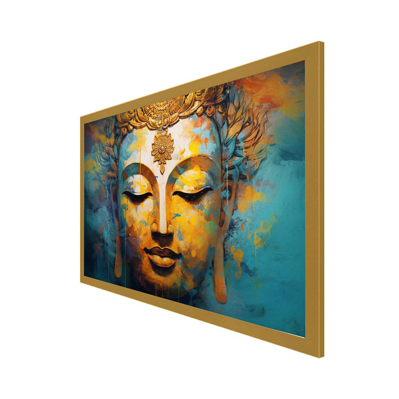 Buy Buddha Vihara Wall Painting With Frame Wall Art & Paintings from Vaaree