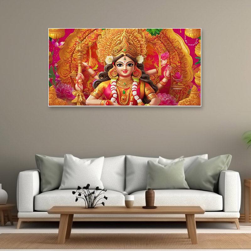 Buy Maata Durga Shakti Wall Painting With Frame Wall Art & Paintings from Vaaree