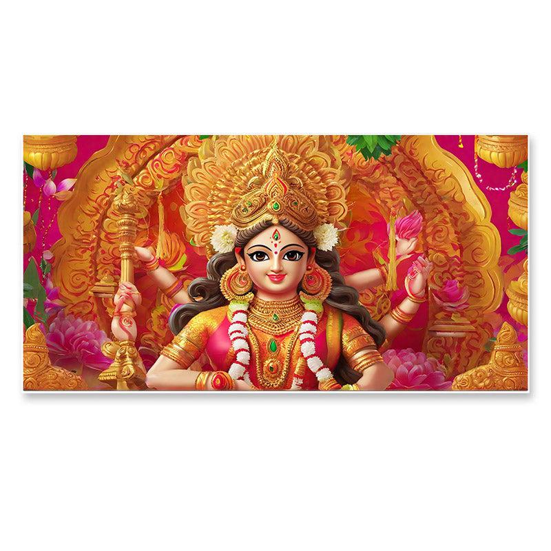 Buy Maata Durga Shakti Wall Painting With Frame Wall Art & Paintings from Vaaree