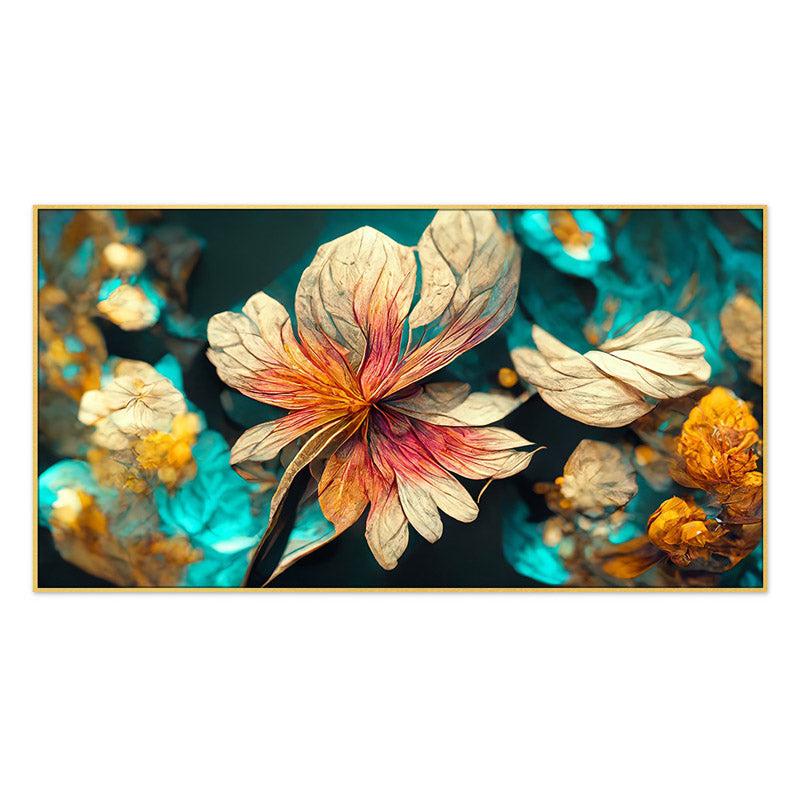 Buy Riam Floral Wall Painting With Frame Wall Art & Paintings from Vaaree