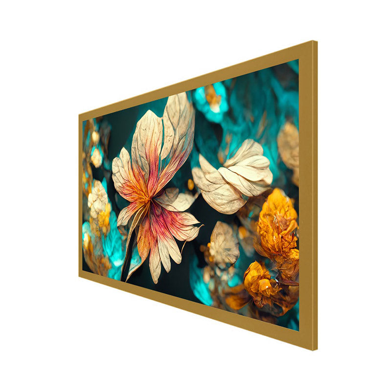 Buy Riam Floral Wall Painting With Frame Wall Art & Paintings from Vaaree