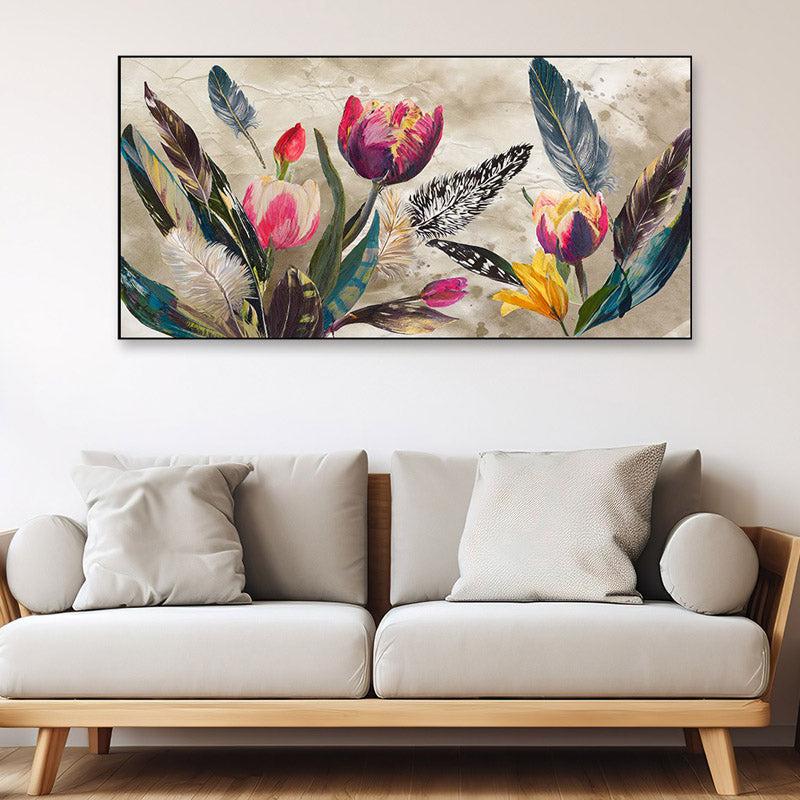 Buy Amella Floral Wall Painting With Frame Wall Art & Paintings from Vaaree