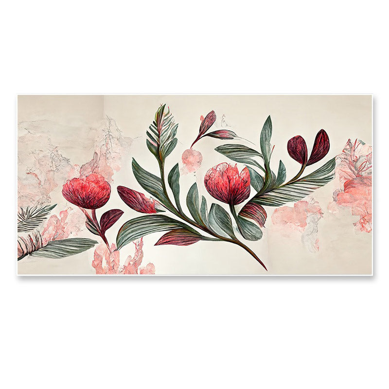 Buy Arelia Floral Wall Painting With Frame Wall Art & Paintings from Vaaree