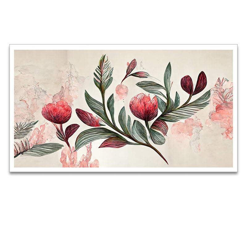 Buy Arelia Floral Wall Painting With Frame Wall Art & Paintings from Vaaree