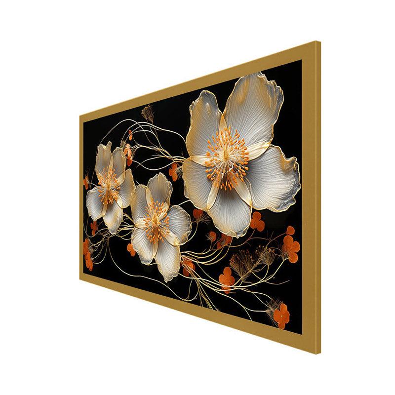 Buy Cauaria Floral Wall Painting With Frame Wall Art & Paintings from Vaaree