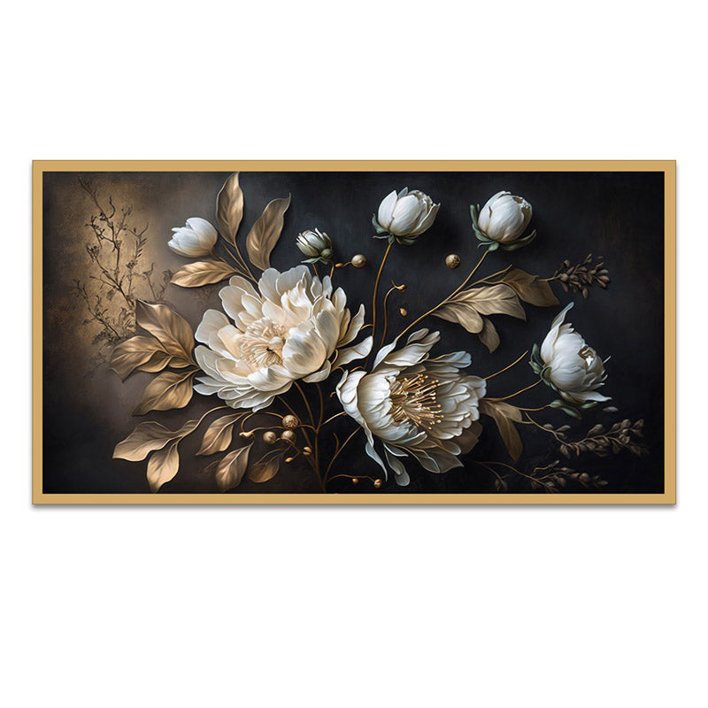 Buy Ellerslee Floral Wall Painting With Frame Wall Art & Paintings from Vaaree