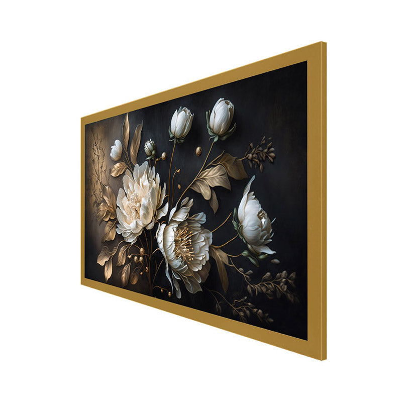 Buy Ellerslee Floral Wall Painting With Frame Wall Art & Paintings from Vaaree